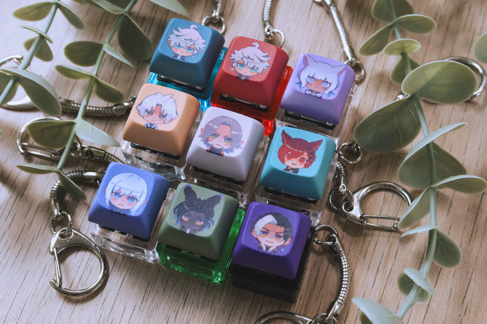 FFXIV Keycap Keychains FFXIV Keycap Keychains