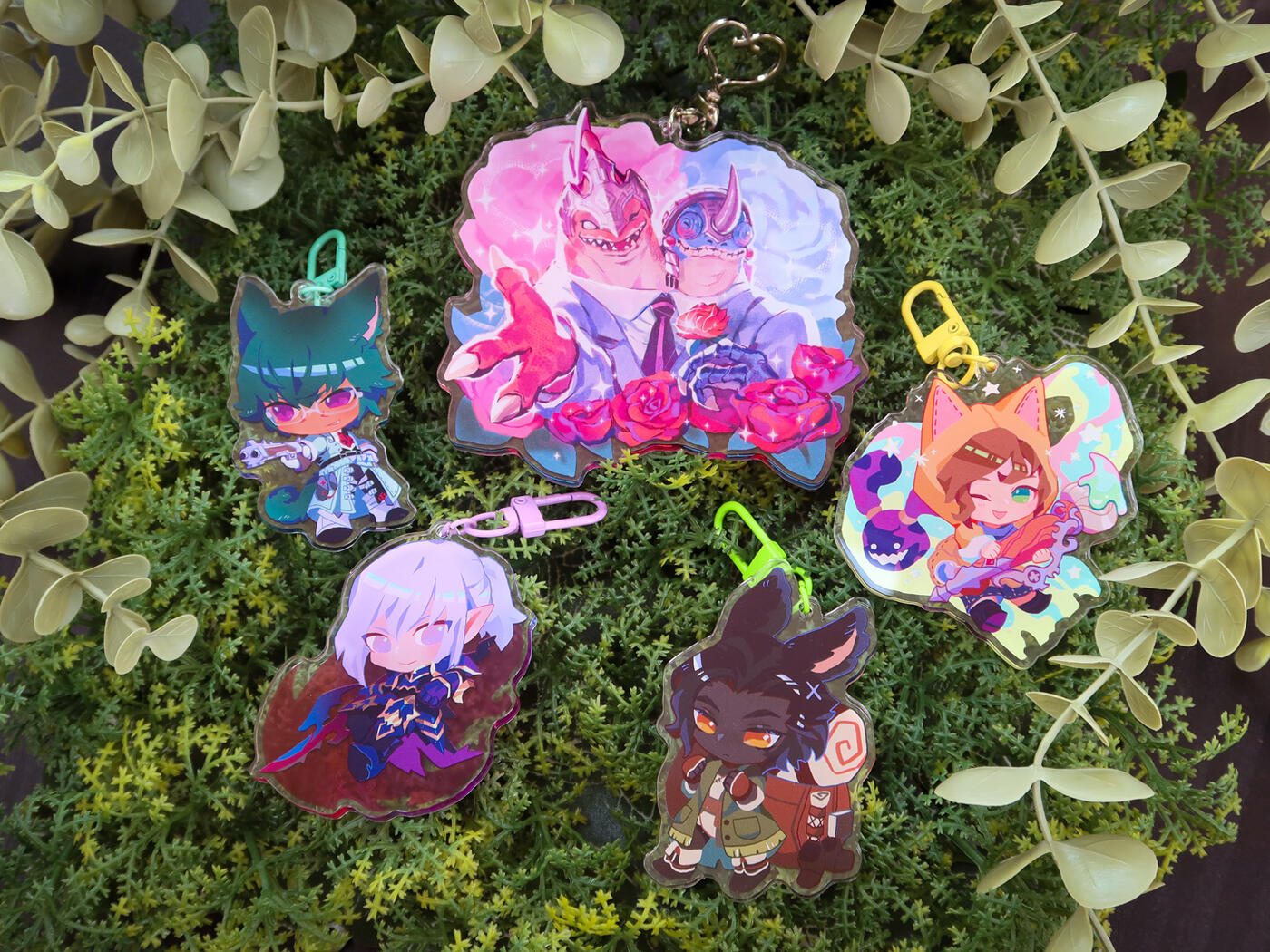 FFXIV Dawntrail Keychains FFXIV Dawntrail Keychains